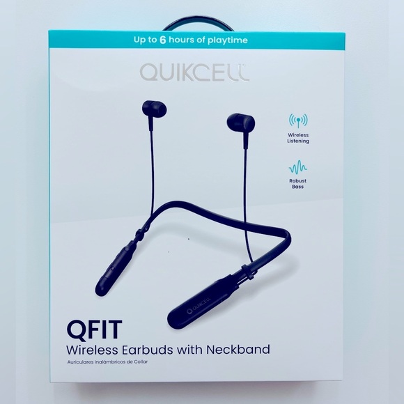 Fit Wireless Earbuds with Neckband - Picture 1 of 3